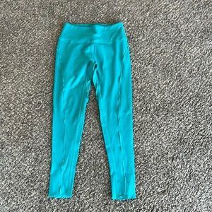 NWOT Free People Teal Movement Leggings size Small